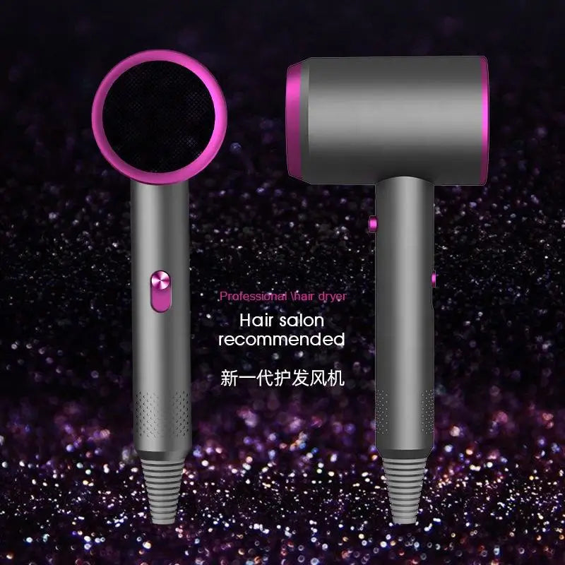 Home portable high power blue hair dryer 1200W professional hair dryer Strong wind salon negative ion hair dryer