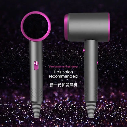 Home portable high power blue hair dryer 1200W professional hair dryer Strong wind salon negative ion hair dryer