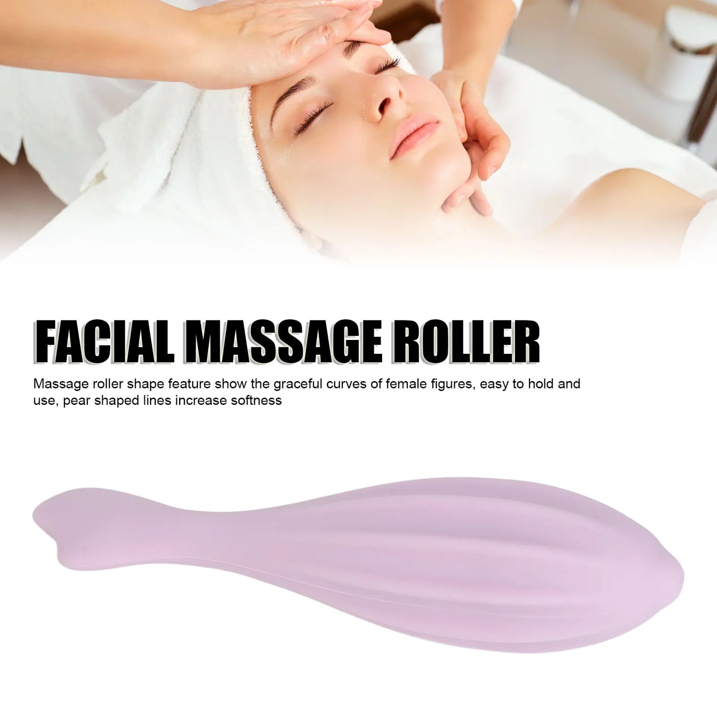 Face Roller For Facial and Eye Face Beauty Roller Skin Care Tools Gua Sha Face Massage Silicone Facial Roller Beauty