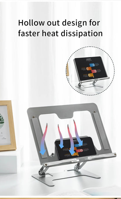 Laptop Holder Reading Stand Book Holder Multifunction Extendable Adjustable Reading Mobile Phones Office Study Desk Assessories