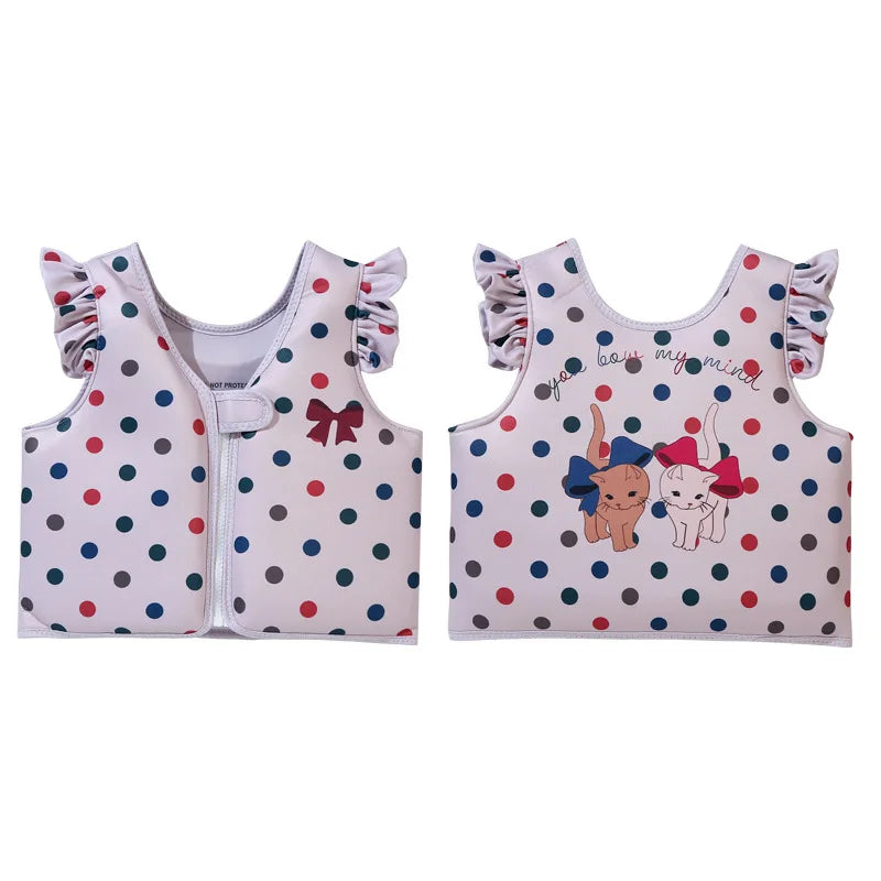 Swimming Arm Ring for Children Cartoon Printed Kids Swimwear Buoyancy Vest Foam Jacket Swimming Pool Accessories