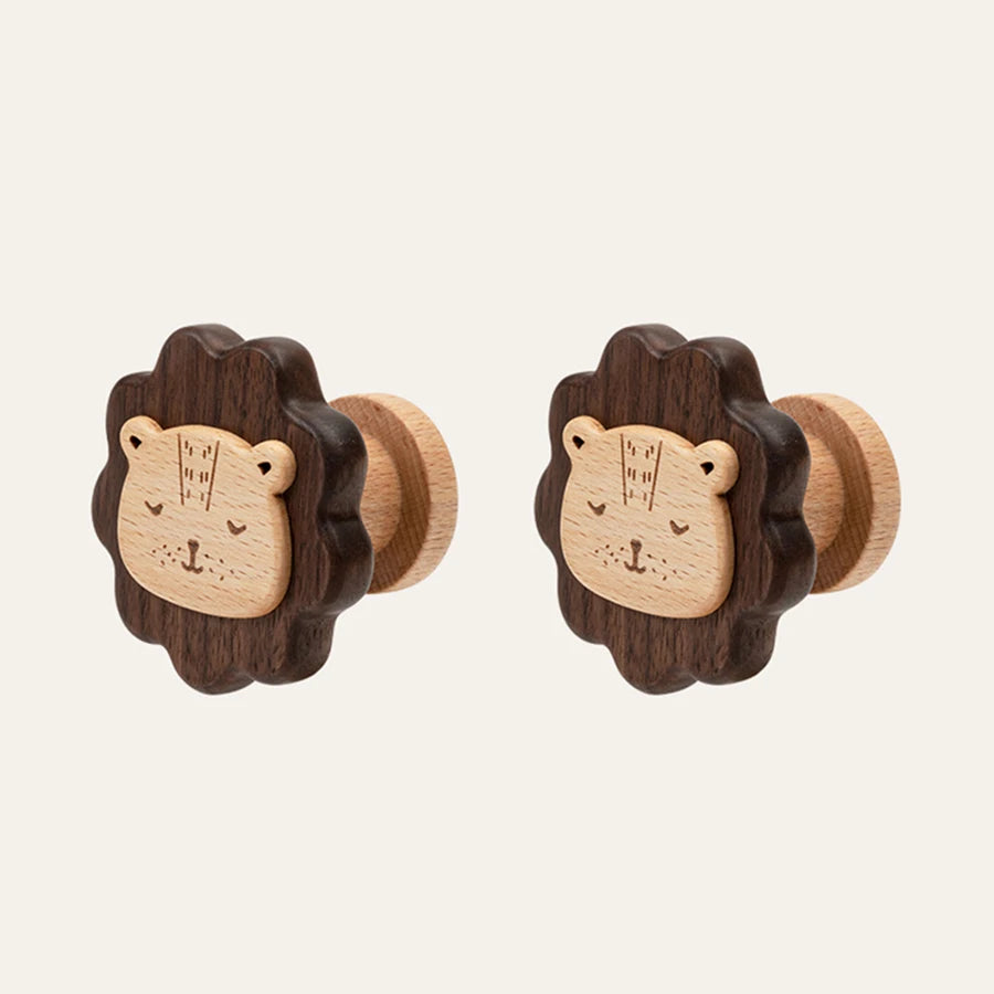 1pcs Animal Wooden Hooks Cute Room Decor Hook Wall Keychain Coat Hook Home Door Wood Hook Hanger Kitchen Accessories Gadget