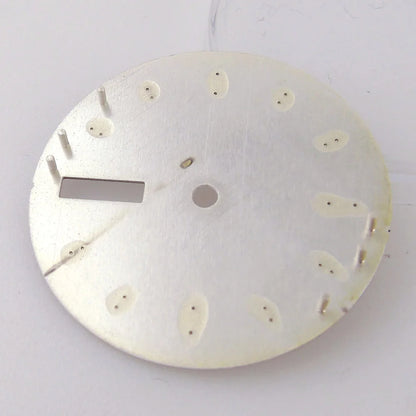 NH36 Watch Dial 29mm Weekday Date Orange/white/black Dial Face Plate Green Lume for Diver Watch Hand Set