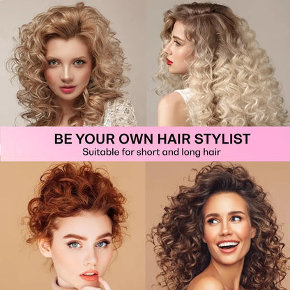 Heatless Curling Rod Headband Soft Hair Curlers No Heat Hair Rollers Lazy Silk Curls Sleeping Headband Ties Hair Styling Tools