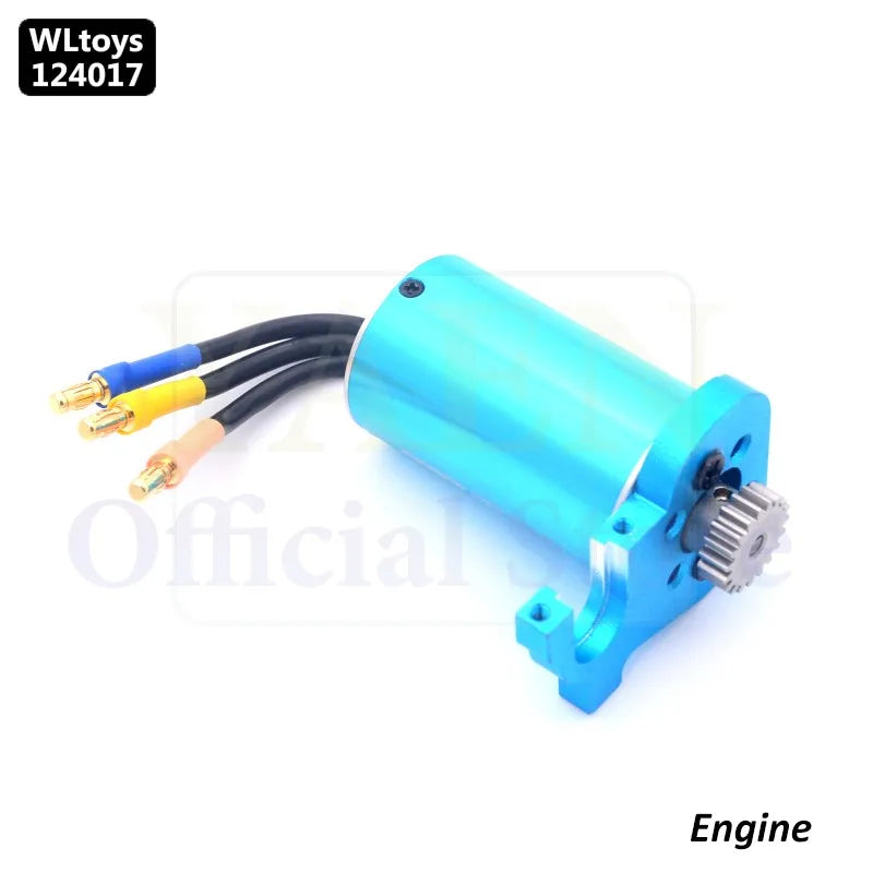 WLtoys 124017 1/12 RC Original Metal Spare Parts Swing Arm C Seat Bottom Motor Differential Gearbox Shock Absorbers Tire