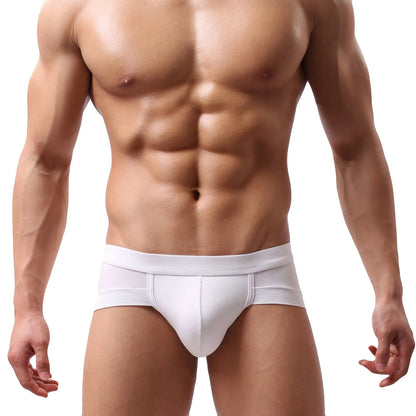 Mens Sexy Modal Underwear Briefs Men Low Rise U convex Pouch Brief Underpants Men Breathable Briefs