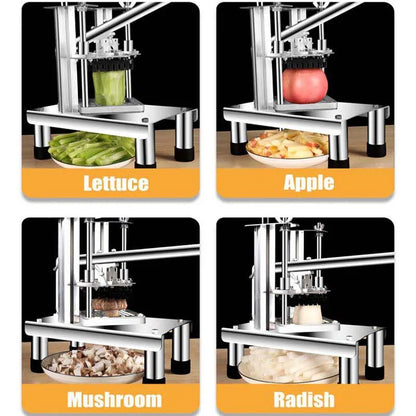 Commercial Vegetable Cutter Machine Onions Leeks Food Chopping Dicing Machine Potatoes Carrots Slicer Electric