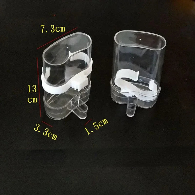 Bird Water Feeder Automatic Bird Waterer Food Feeder Dispenser for Parrot Parakeet Cockatiel Lovebird Cage Accessories