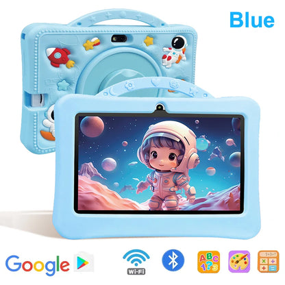 2025 New Kid's Tablet Android 14 7.1 HD Screen 1280*600 IPS 4GB+128GB Memory 3200mAh GPS Satellite Positioning Tablet Boys Girls