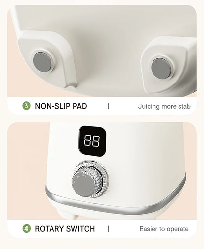 Portable Blender Cup 600ML Mini Juicer Mixer/3000mAh USB Rechargeable/10-Blade Powerful Motor For Smoothies/Vegetables