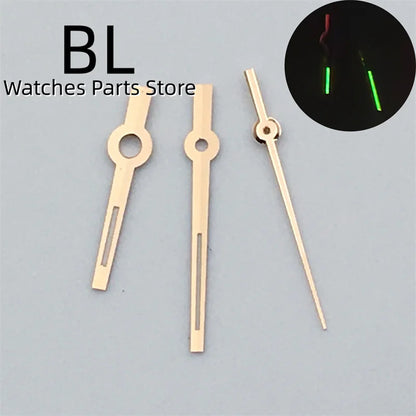 BLIGER 24.5mm Watch Dial Hand Set Sunburst Gray Rose White Mother Pearl Dial Roman Diamond Index Fit NH05 Movement Women Watches