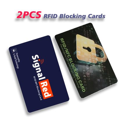 1Pc RFID Blocking Cards Contactless NFC Debit Credit Card Passport Protector Blocker Set Smart Anti-theft Design Perfectly Fits