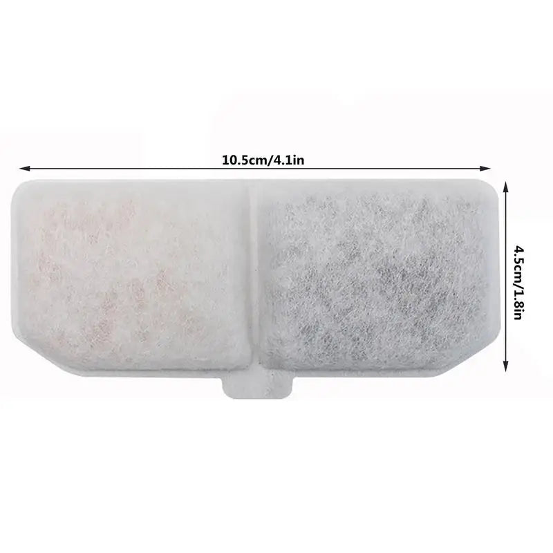 4/10Pcs Dog Feeders Fountain Filters Cat Water Replacement Filter for Pet Fountain Filtration System Pre-Filter Sponges