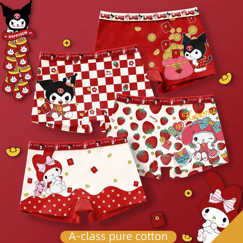 Children's Pure Underwear Boys And Girls Princess Cartoon Underwear Cartoon Sweet Cute Babys Briefs