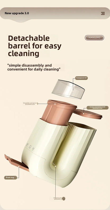 Kitchen shelf, household vegetable board storage rack, countertop drain, chopstick holder, cutting board, integrated knife holde