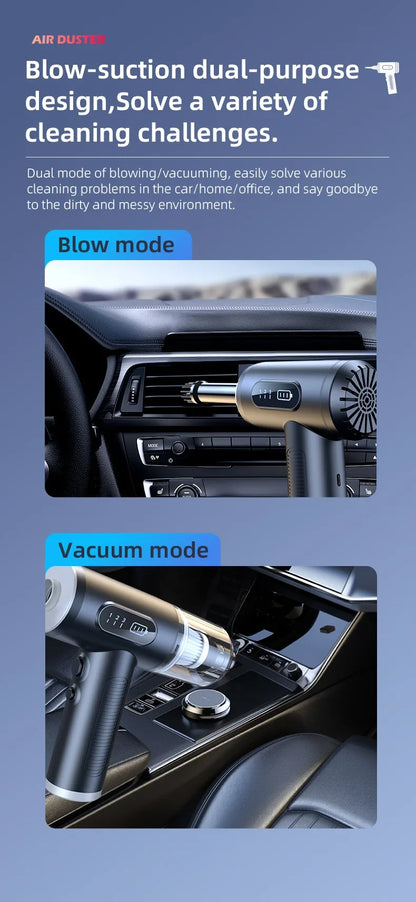 50000RPM Car Vacuum Cleaner Handheld Powerful Pump Mini Cordless Cleaner Super Strong Robot Wireless Vacuum Cleaner And Blower