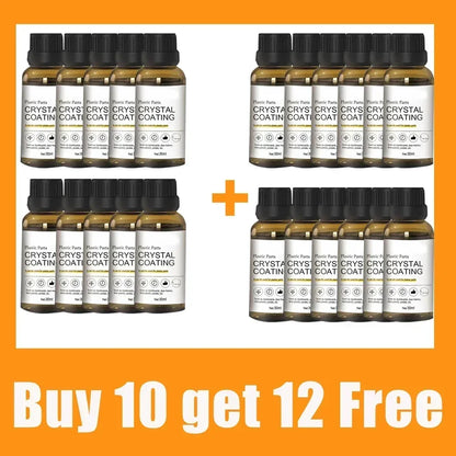 7 Car Plastic Parts Restorer Plastic Parts Refurbish Agent Interior Plastic Parts Crystal Plating Agent Car Wash Tools