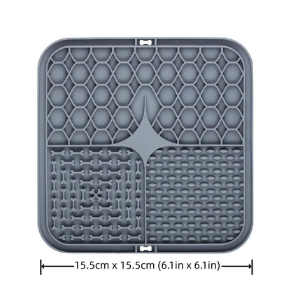Silicone Pet Dogs Lick Mat Pet Dog Cat Slow Food Plate for Dog Bathing Distraction Dog Sucker Food Training Dog Feeder Supplies