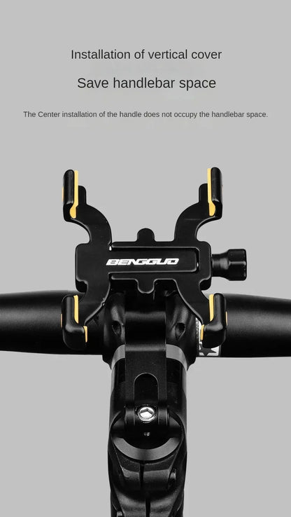 Bicycle Mountain Bike Four Claw Mobile Phone Stand Outdoor Sports Aluminum Alloy Mobile Phone Stand Cycling Mobile Phone Stand