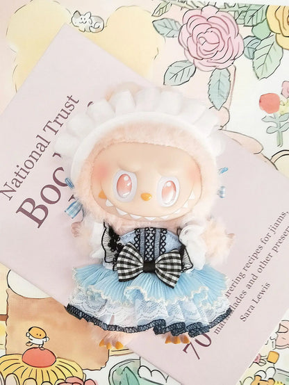 Labubu's Third-generation Baby Clothes, Labubu 3.0 Baby Clothes, Sitting Party Clothes, Blind Box Clothes, 17cm