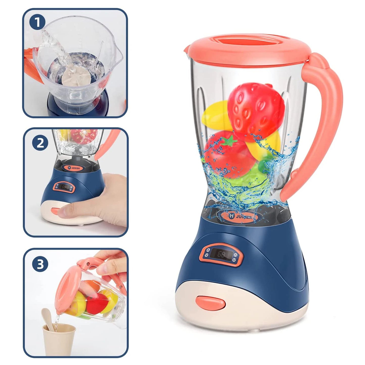 Electric Vacuum Cleaner Kitchen Toys Simulation Juice Machine Microwave Pretend Play Washing Machine Kids Household Appliances