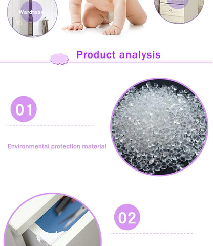 Magnetic Child Safety Lock Limiter Children Protection Baby Safety Lock Invisible Lock Kids Security Drawer Latch Cabinet Door
