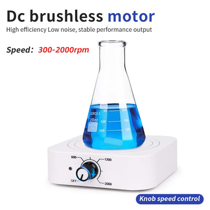 W601 Magnetic Stirrer Perfumes Mixer Laboratory Supplies 1000ml Agitators Stirrers Machine Small Stirring 300-2000RPM