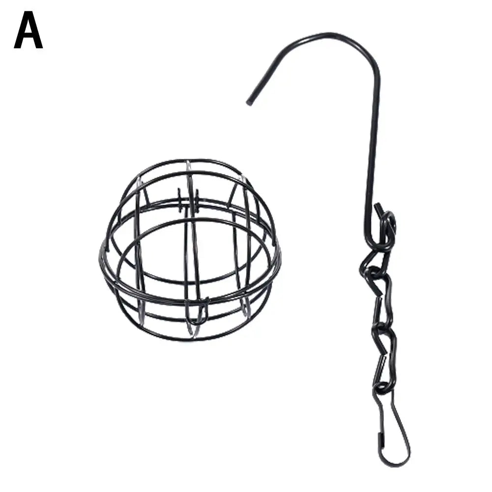 Hanging Bird Feeder Suet Ball Feeder Bird Suet Balls Holder For Bird Feeding Metal Bird Feeder Fat Ball Energy Bird Feeders