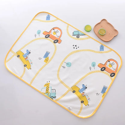 Large Size Baby Waterproof Diaper Changing Mat Reusable Diapers For Newborns Washable Mattress Pad Breathable Baby Diaper Bags