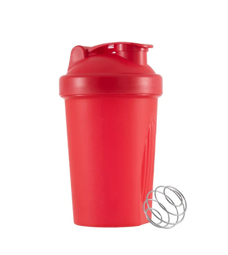 Sports water cup with Shaker Balls Leak Proof Drink Shaker Bottle Whey Protein Powder Mixing Bottle Fitness Gym Shaker Drink Cup
