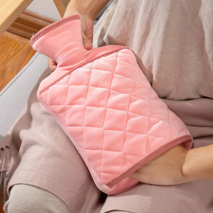 1PC Hot Water Bottle 1000ml Water Filled Winter Hot Water Bag Hand and Foot Thermos Hot Water Bottle Hot Water Accessories
