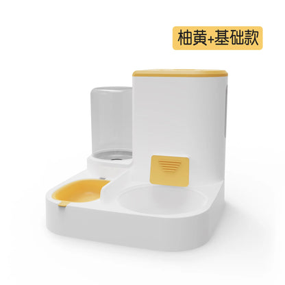 Pet automatic drinking water feeder Integrated large capacity dry and wet separation Ceramic bowl Stainless steel bowl