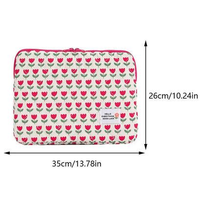 Computer Bag Portable Computer Cover Bag Zipper Cover Laptop Sleeve Case Computer Pocket Briefcase Compatible for 14 in Notebook