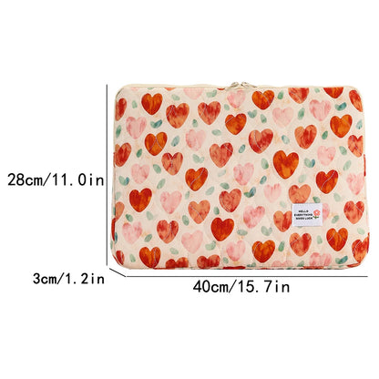 Computer Bag Portable Computer Cover Bag Zipper Cover Laptop Sleeve Case Computer Pocket Briefcase Compatible for 14 in Notebook