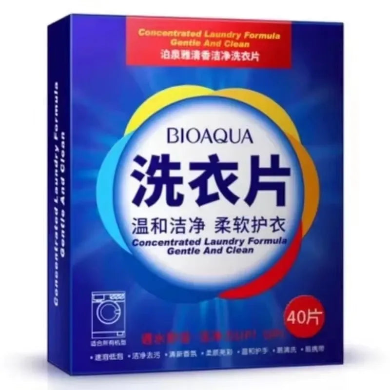 40-120Pcs Efficient Detergent New Fragrance Formula Strong Deep Cleaning Detergent Easy Dissolve Laundry Soap Tablets