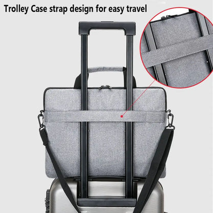 13.3/14/15.6 Inch Laptop Handbag Shockproof Laptop Sleeve Case Notebook Cover Protective Pouch Large Capacity Laptop Handbag