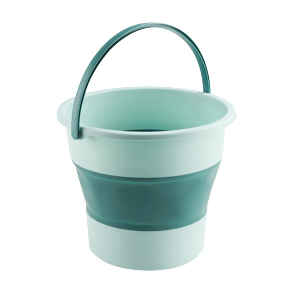 5/10L Travel Bucket Car Wash Water Storage Container Bathroom Kitchen Camp Bucket Lightweight Environmentally Outdoor Tool