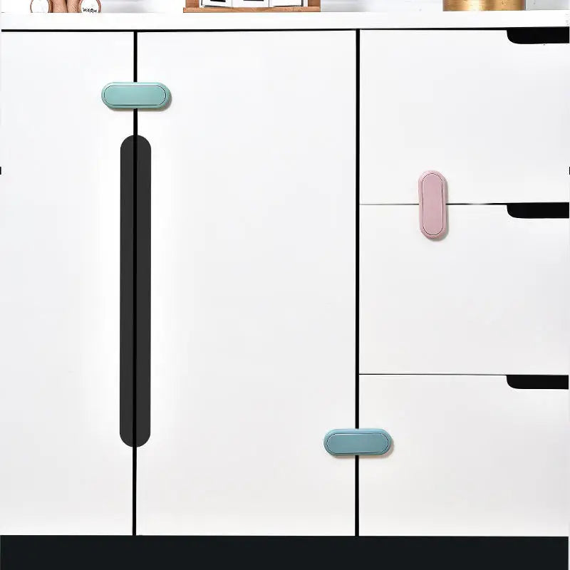 Child Safety Locks Home Refrigerator Lock for Kids Security Protection Baby Anti-Pinch Hand Refrigerators Door Dedicated Buckles