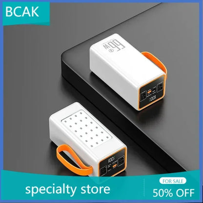 BCAK /Hot  style  500000mah 100000mah 200000mah 300000mah Upgraded Version Super power bank fast charge with LED Large Capacity