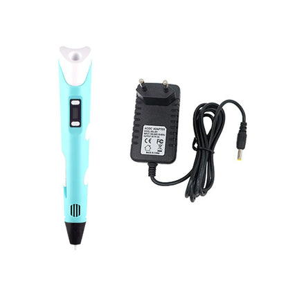 3D Pen DIY Drawing Pen With LCD Screen Compatible PLA ABS Filament Toys Safe Paiting for Children Kids Christmas Birthday Gifts