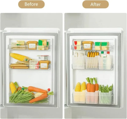 Wholesale Refrigerator Storage Boxes Kitchen Fruit Vegetable Fresh-keeping Box Fridge Side Door Container Organizer Accessories