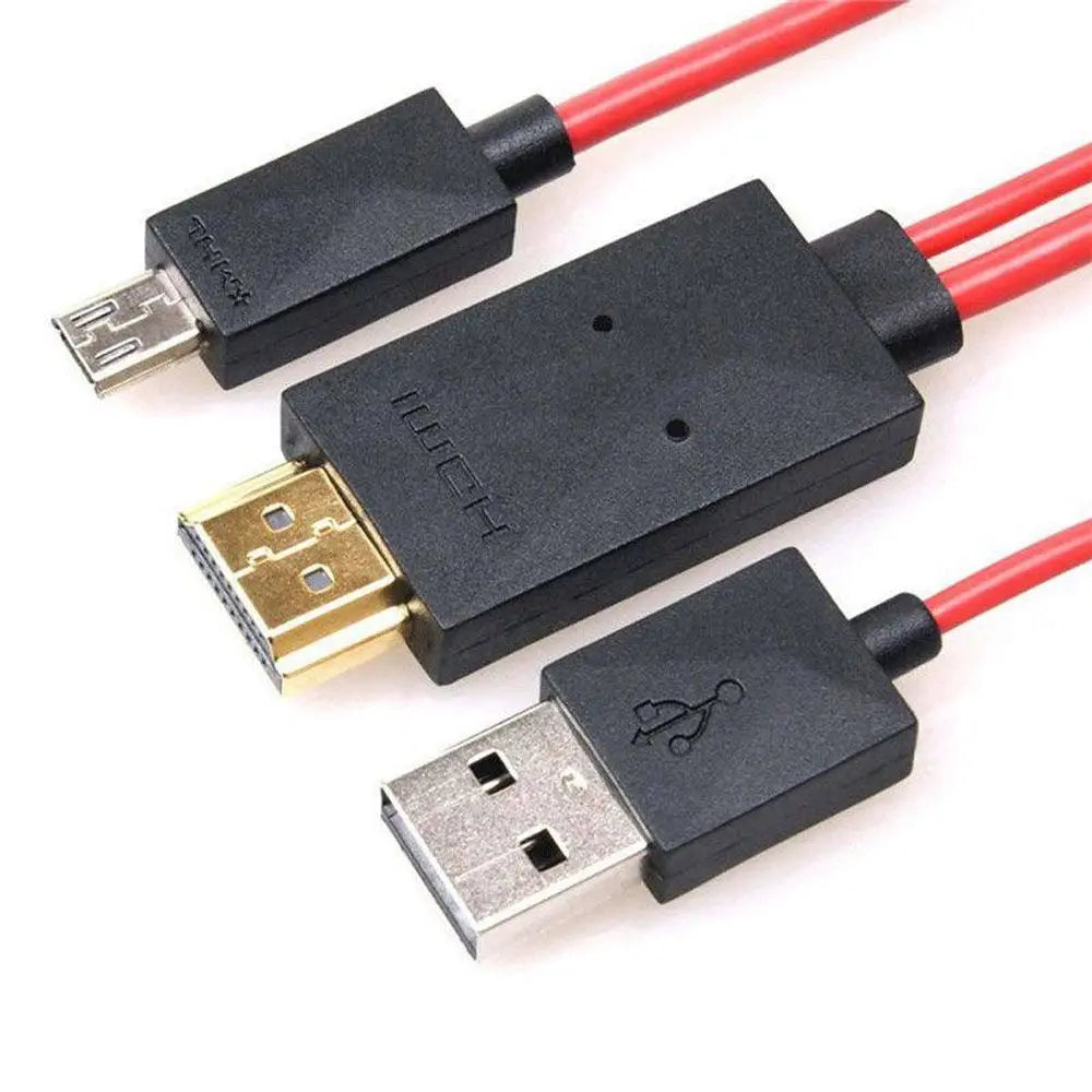MHL Micro USB to HDMI 1080P HD TV Cable Adapter for Android Phones 2m