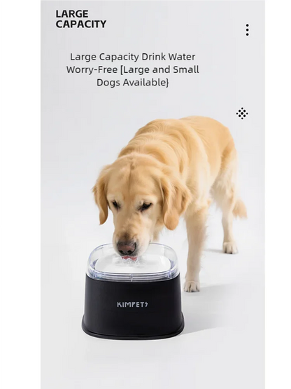 Custom Dog Drinking Water Bowl No Spill Floating Non-Wetting Mouth Cat Slow Anti-Overflow Water Feeding Dispenser Large Capacity