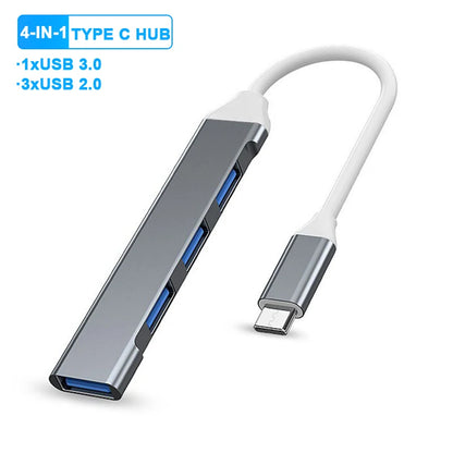 5-in-1 USB C Docking Stations USB C Hubs 4K 30Hz Type C Splitter to HDMI Adapter For Laptop Macbook Computer Accessories