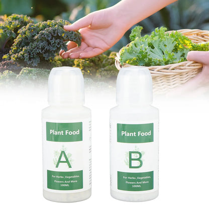 3 Set Hydroponic Plant Food Plant Growing Hydroponic Nutrients Indoor Plant Food for Vegetables Fruit Indoor Plant Food