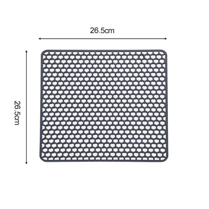Sink Protectors for Kitchen Sink,Sink Mat,Grid Silicone Kitchen Sink Mat for Bottom of Stainless Steel Sink,Heat resistant mat