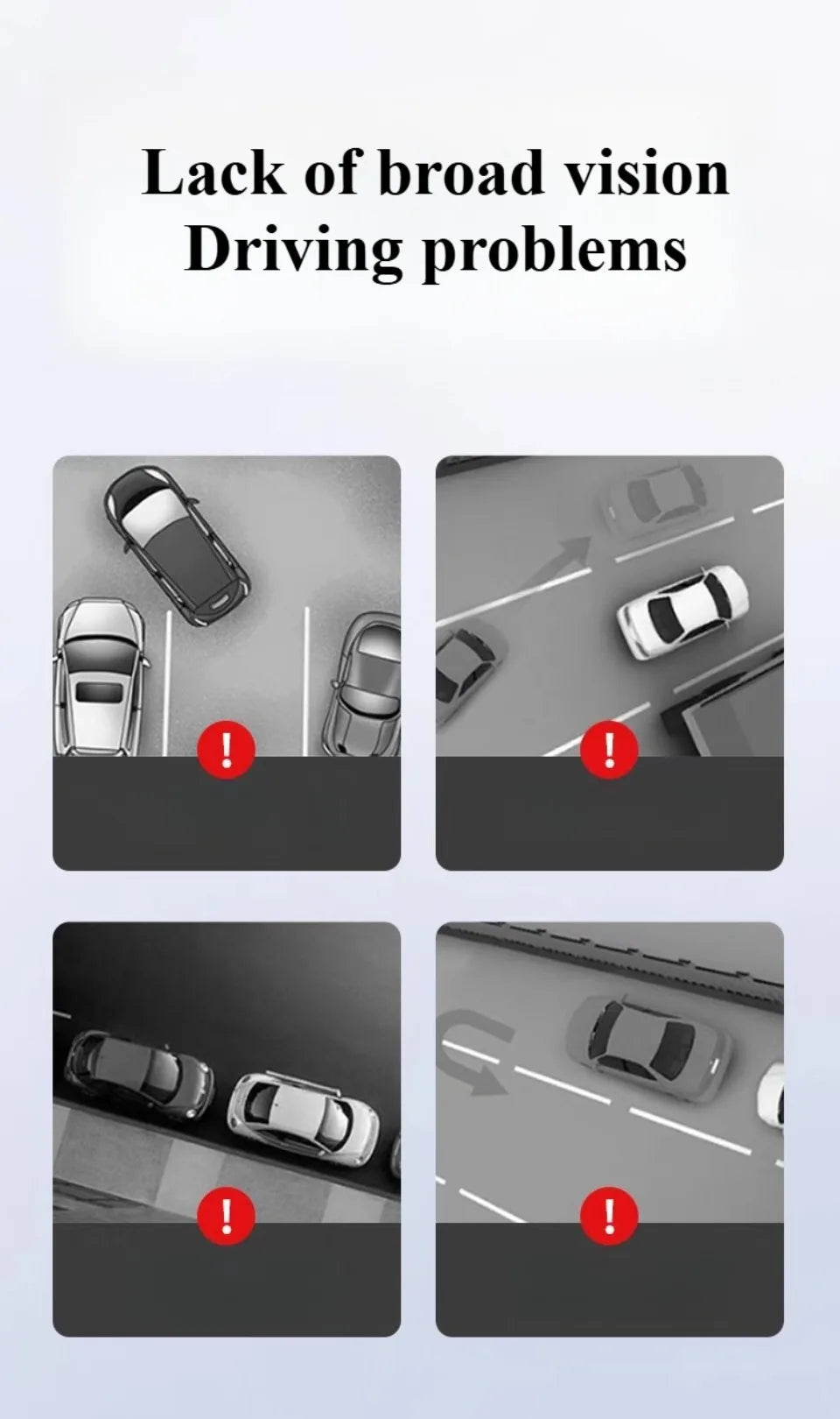 2pcs Car Mirror Wide Angle Car Blind Spot Mirrors 360° Adjustable Auxiliary Rearview Mirrors HD Frameless Small Round Mirror