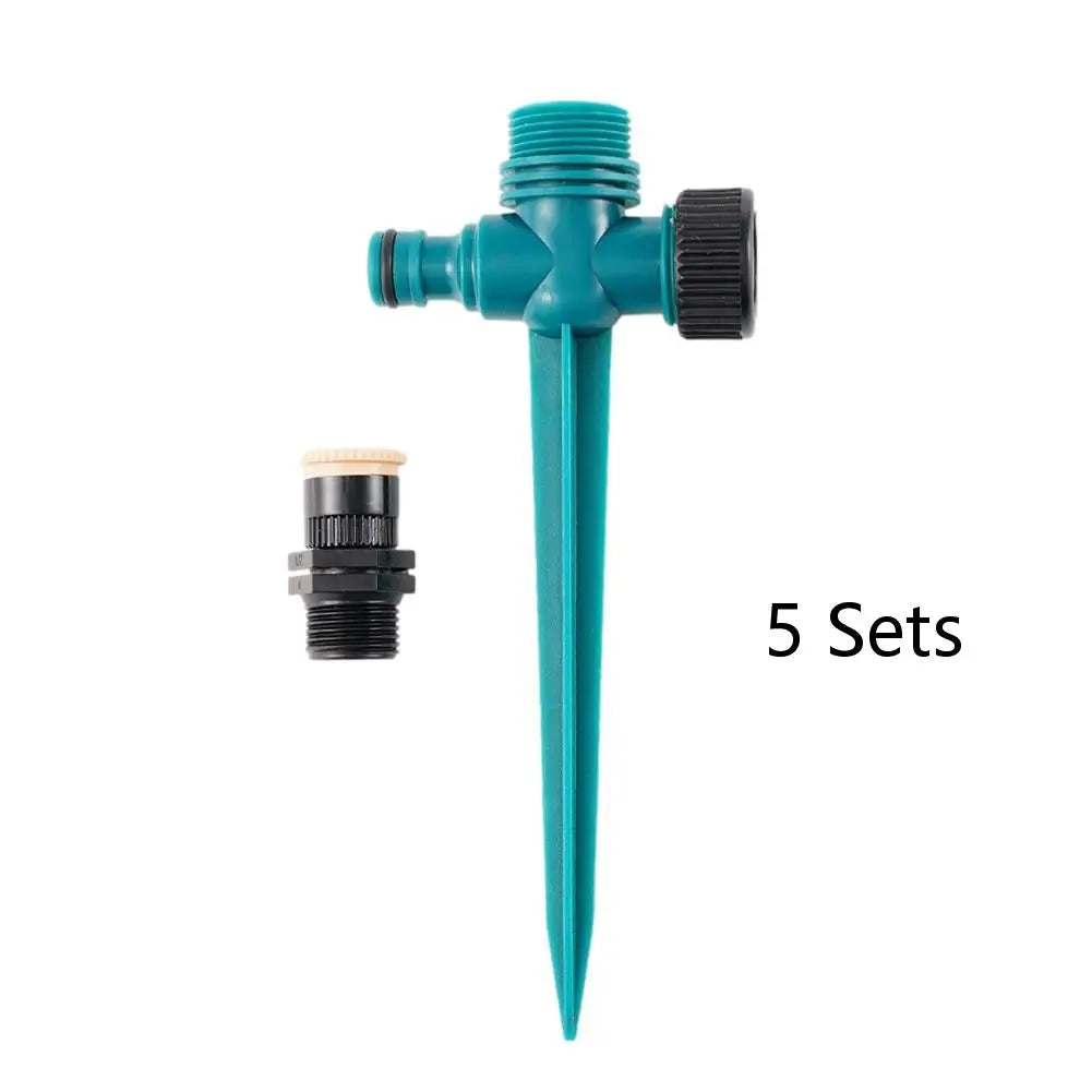 1/5Pcs 360° Rotation Garden Sprinkler Irrigation Watering System Agriculture Ground Automatic Tube Plug Buried Atomization