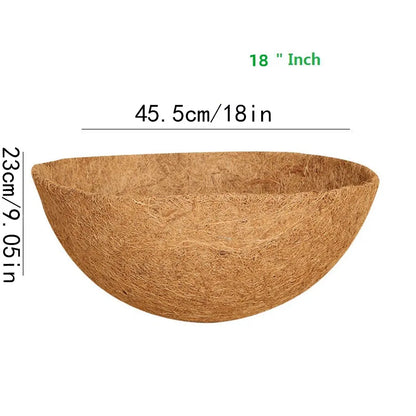 Coconut Palm Basket Cushion Coconut Palm Inner Lining Hanging Basket Hanging Pot Wall Hanging Flower Pot