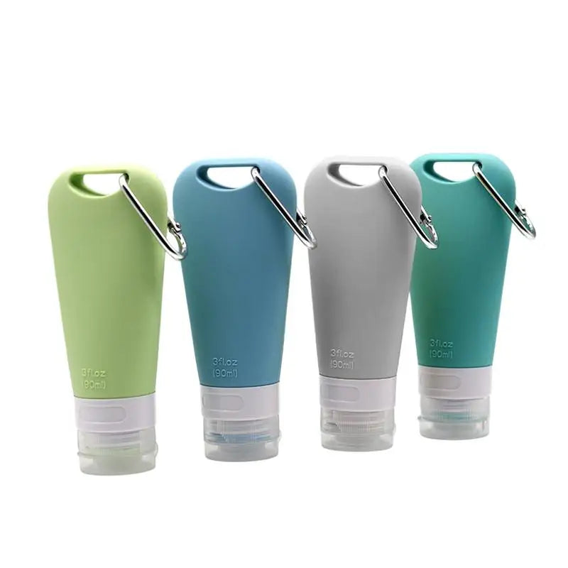 Travel Shampoo Bottles Silicone Dog Food Container 90ml Puppy Necessities Pet Accessories for Body Wash Lotions Cream